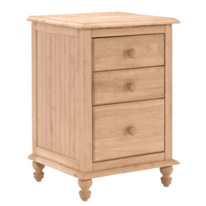 BD-2003 Cottage 3 Drawer Nightstand