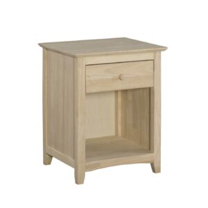 BD-7001 Lancaster One Drawer Nightstand - Thumbnail Image 2