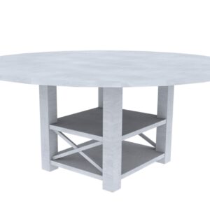 Round Base Rustic Shelf