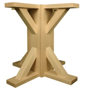 Round Base Tres Pedestal