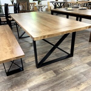 Industrial X Dining Table
