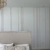 Custom solid wood wall accent table handcrafted by American Furniture & Design in Port Saint Lucie, FL