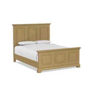 Summit Queen Panel Bed in Heather Gray