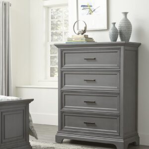 Summit 4-Drawer Chest in Heather Gray