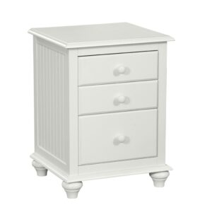 Coastline Cottage 3-Drawer Nightstand