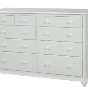 Cottage 10 Drawer Dresser in Pure White