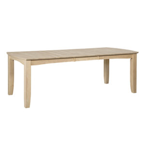 40x72 Bow-End Extension Dining Table (extends to 90), Ready to Ship