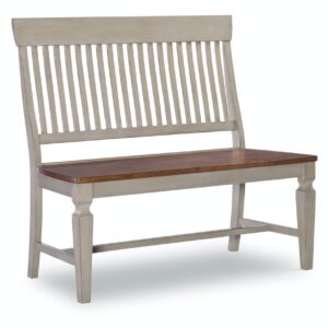 Riomar Slat-Back Dining Bench