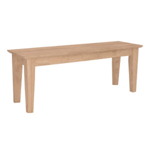 47-Inch Bench in Hickory, Ready to Ship