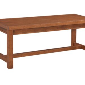 Gabe Bench in Bourbon Oak, Ready to Ship