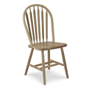 Arrowback Windsor Side Chair in Natural, Ready to Ship