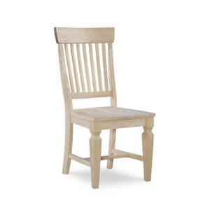 Vista Slatback Chair in Hickory and Stone, Ready to Ship