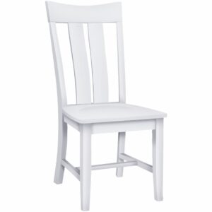 Ava Chair in Pure White, Ready to Ship