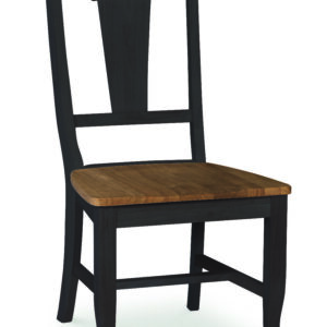 Arlington Panel Back Chair in Hickory and Coal, Ready to Ship