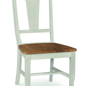 Arlington Panel Back Chair in Hickory and Shell, Ready to Ship