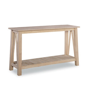 Surrey Sofa Table in Chalk and Blue, Ready to Ship