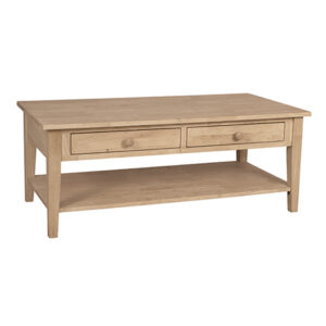 Spencer Coffee Table in Heather Gray, Ready to Ship