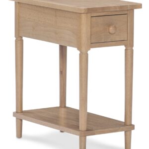 Narrow Side Table in Honey, Ready to Ship