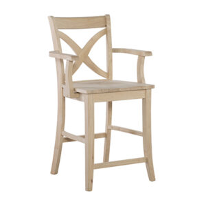 Vineyard Counter Stool with Arms