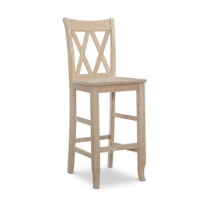Double XX-Back Bar Stool