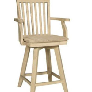 Mission Swivel Bar Stool with Arms