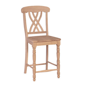 Lattice-Back Counter Stool