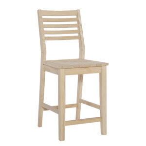 Aspen Slat-Back Counter Stool