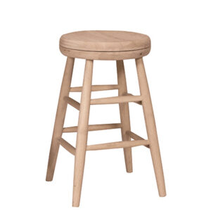 Scoop-Seat Swivel Counter Stool