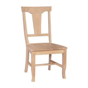 Arlington Panel Back Chair in Hickory and Shell, Ready to Ship