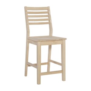 Aspen Slat-Back Counter Stool