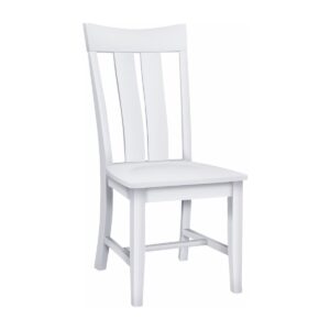 Ava Chair in Pure White, Ready to Ship