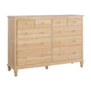 BD-2010 Cottage 10 Drawer Dresser