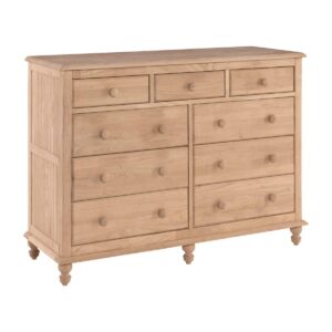 BD-2019 Cottage 9 Drawer Dresser