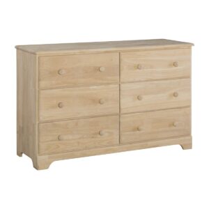 BD-5036 Jamestown Six Drawer Dresser