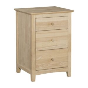 BD-7013 Lancaster Three Drawer Night Stand
