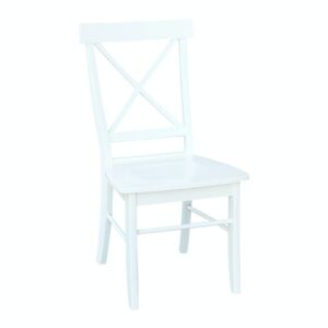 X-Back Chair in White, Ready to Ship