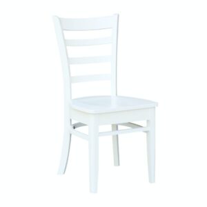 Emily Chair in White, Ready to Ship