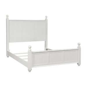 Cottage Queen Panel Bed in Pure White