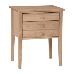 Country Two-Drawer Accent Table