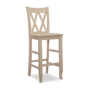 Double XX-Back Bar Stool