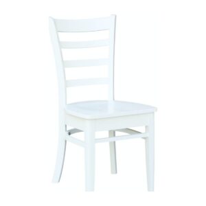 Emily Chair in White, Ready to Ship