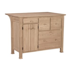 Farmhouse Kitchen Center with Breakfast Bar