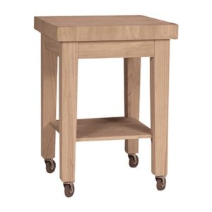 Galley Butcher-Block Prep Cart