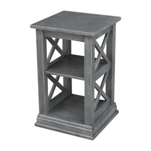 Hampton Accent Table in Heather Gray, Ready to Ship