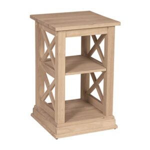 Hampton Accent Table with Shelf
