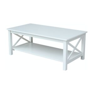 Hampton Coffee Table in White, Ready to Ship