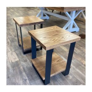 Industrial End Table