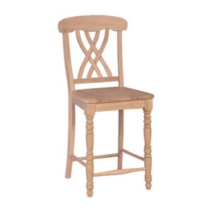 Lattice-Back Counter Stool