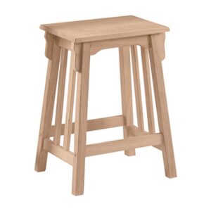 Mission Counter Stool, Backless