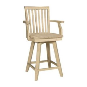 Mission Swivel Bar Stool with Arms